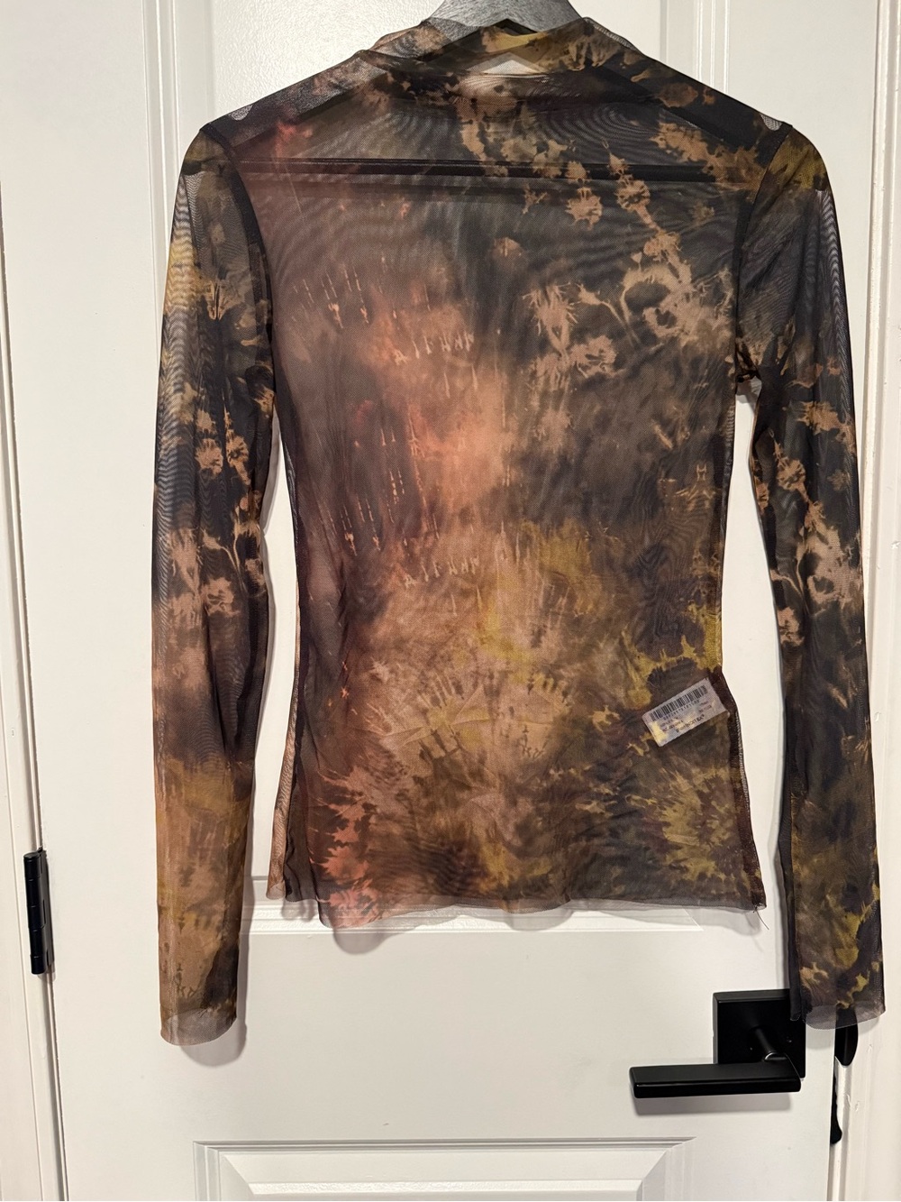 Zara Multicolor Sheer/Mesh TOP